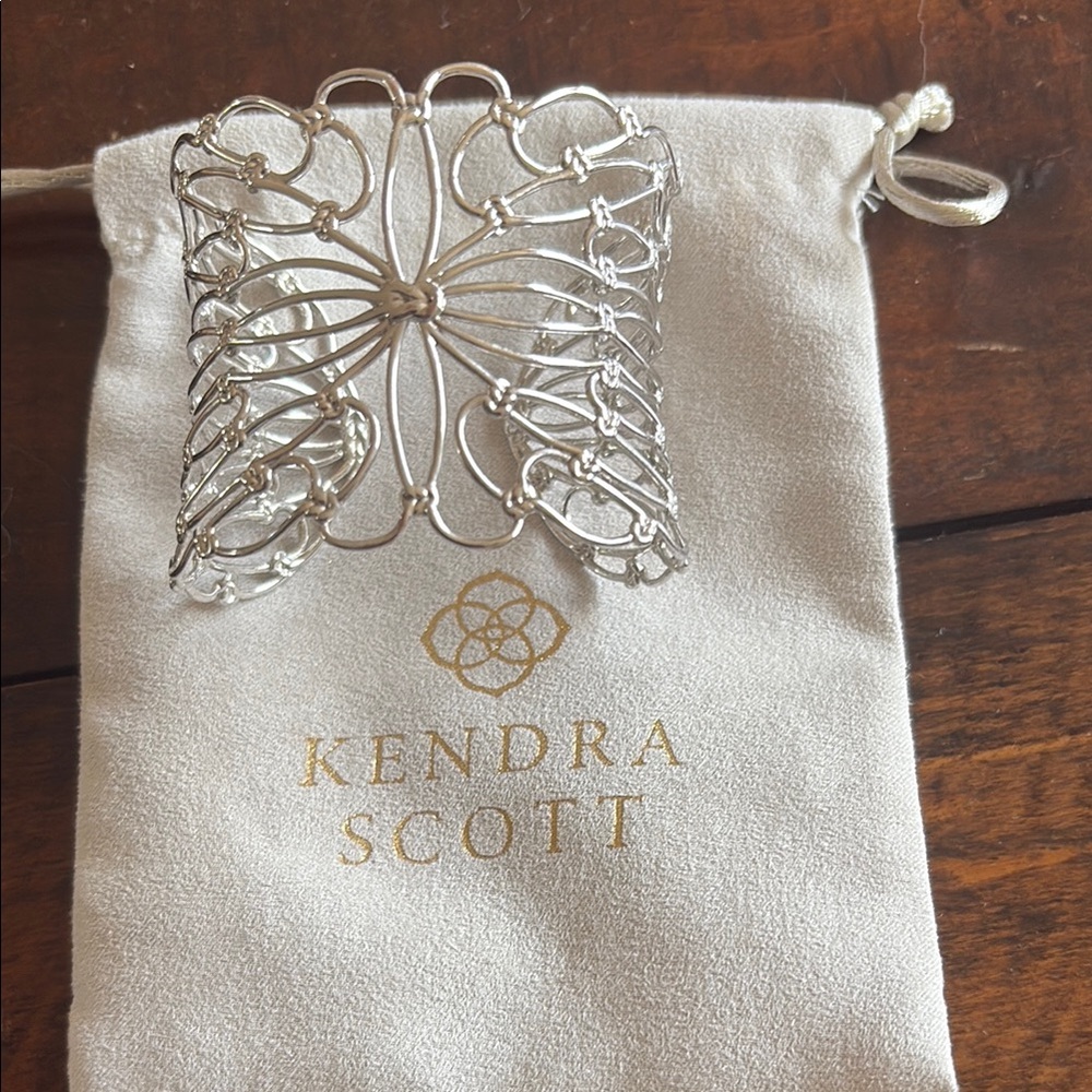 Kendra Scott Intricate Silver Cuff